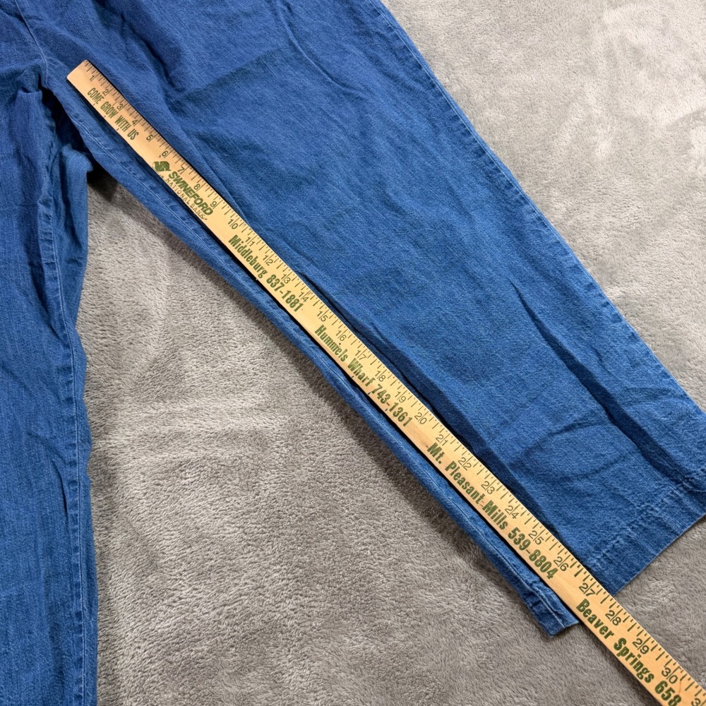 Old Navy Billie Pants Womens XL Blue Dark Wash High Rise Comfort Waist Denim - Picture 2 of 11